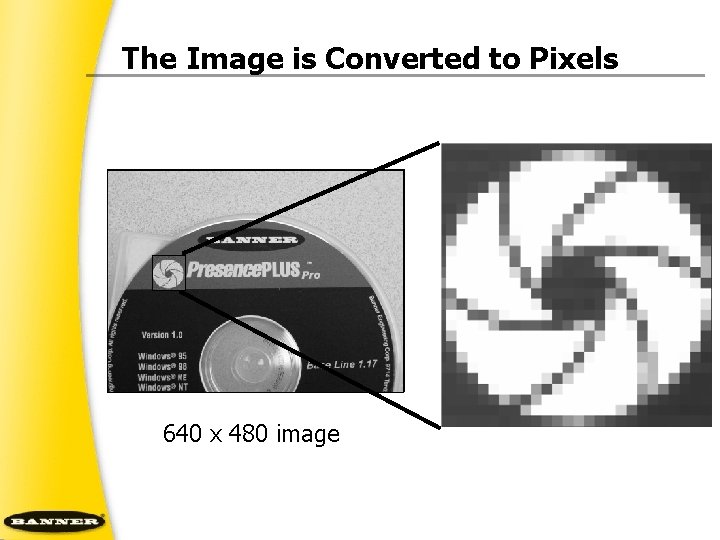 The Image is Converted to Pixels 640 x 480 image 