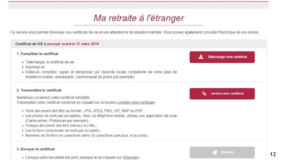 Présentation – 30 septembre 2019 12 