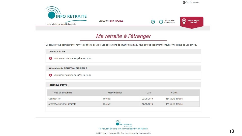 Présentation – 30 septembre 2019 13 