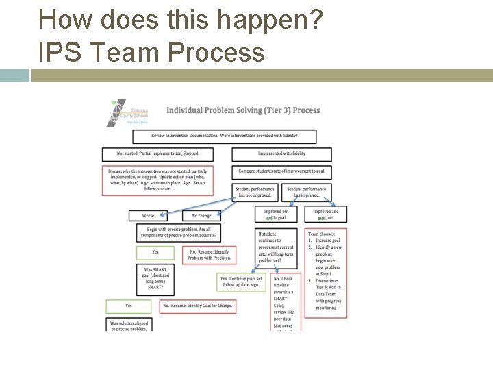 How does this happen? IPS Team Process 