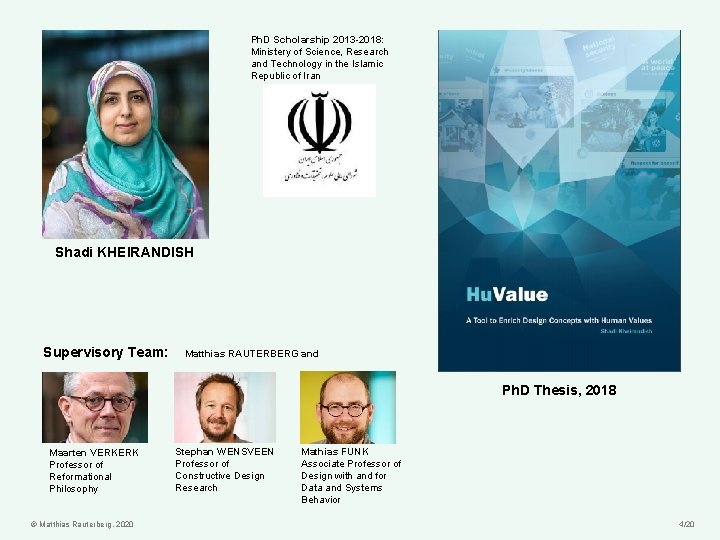 Ph. D Scholarship 2013 -2018: Ministery of Science, Research and Technology in the Islamic Ph. D Scholarship 2013 -2018: Ministery of Science, Research and Technology in the Islamic