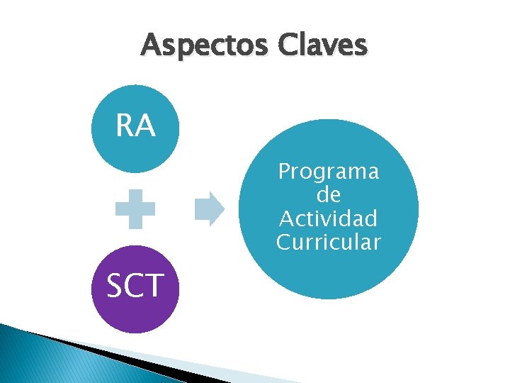Aspectos Claves RA Programa de Actividad Curricular SCT 