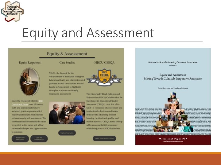 Equity and Assessment 