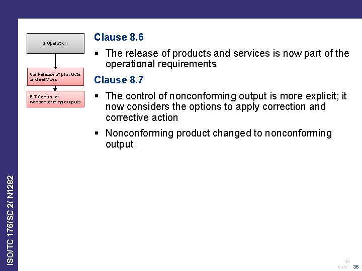8 Operation Clause 8. 6 § The release of products and services is now