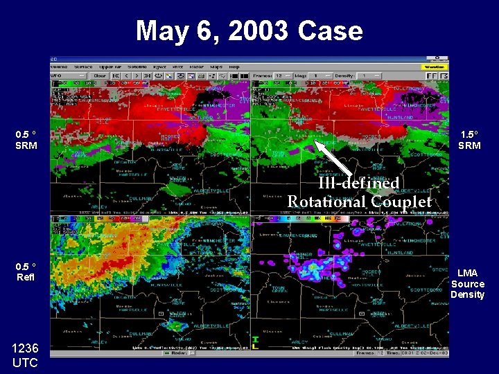 May 6, 2003 Case 0. 5 º SRM 1. 5º SRM Ill-defined Rotational Couplet