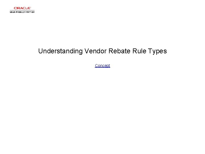 Understanding Vendor Rebate Rule Types Concept 