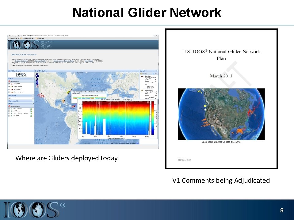 National Glider Network Where are Gliders deployed today! V 1 Comments being Adjudicated 8