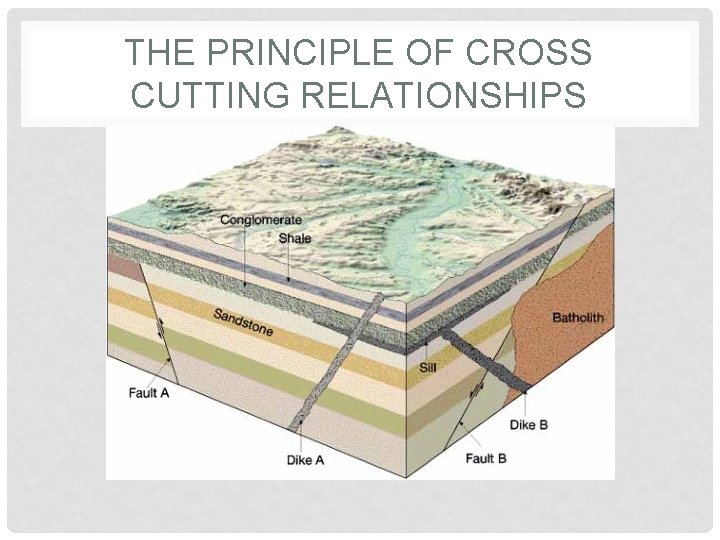 THE PRINCIPLE OF CROSS CUTTING RELATIONSHIPS 