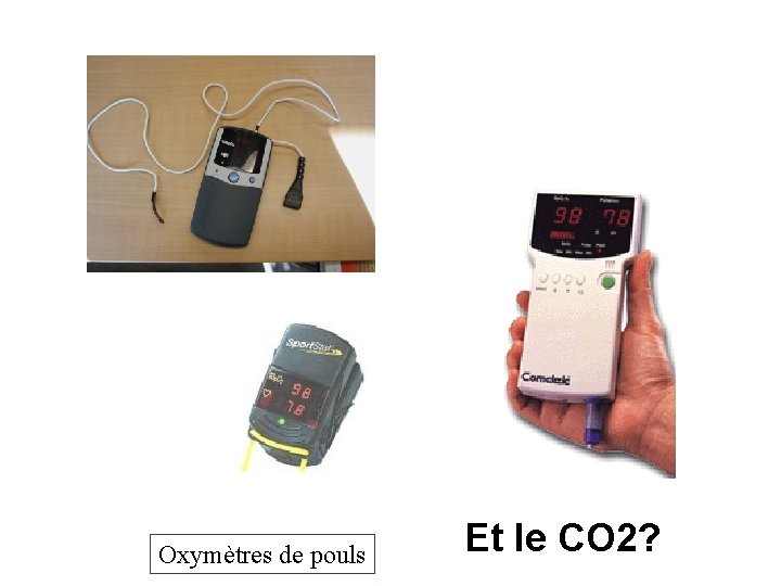 Oxymètres de pouls Et le CO 2? 