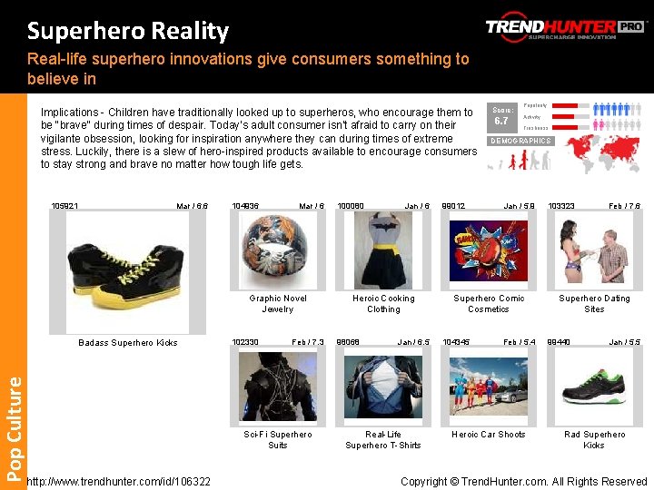 Superhero Reality Real-life superhero innovations give consumers something to believe in Implications - Children