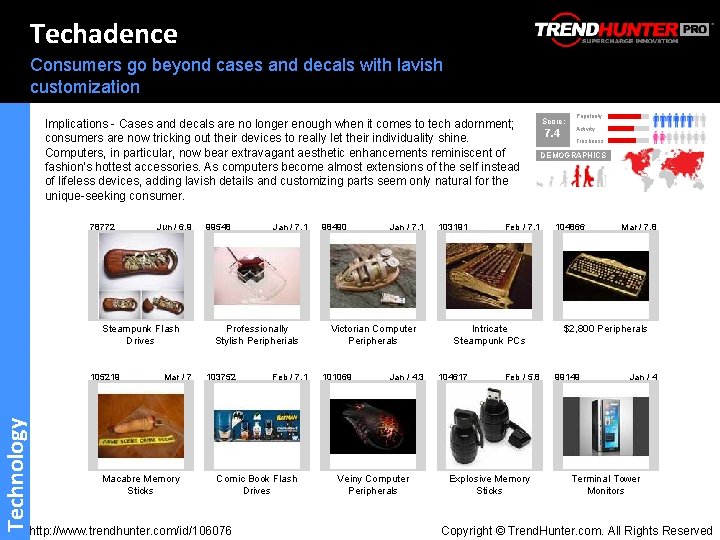 Techadence Consumers go beyond cases and decals with lavish customization Implications - Cases and