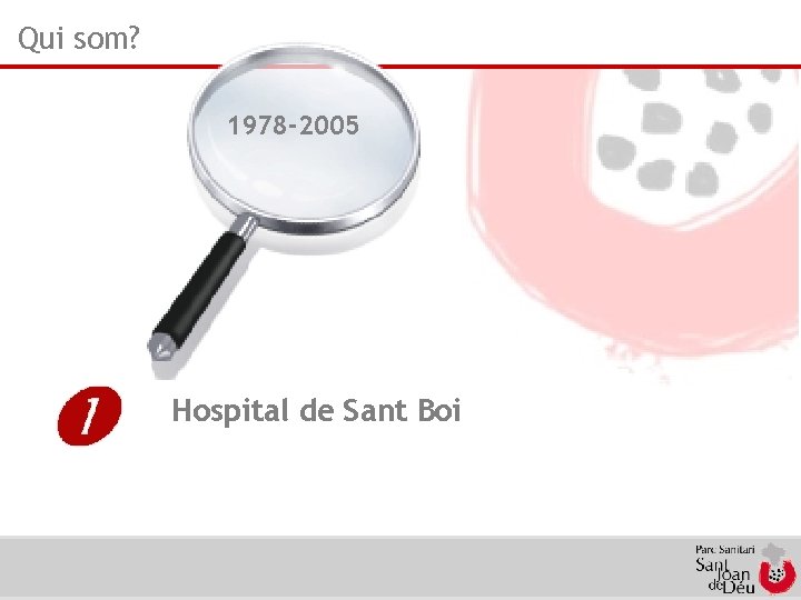 Qui som? 1978 -2005 Hospital de Sant Boi 