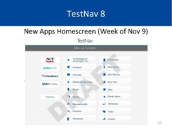 Test. Nav 8 New Apps Homescreen (Week of Nov 9) 137 