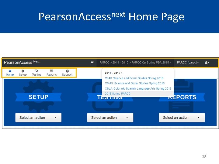 Pearson. Accessnext Home Page 30 