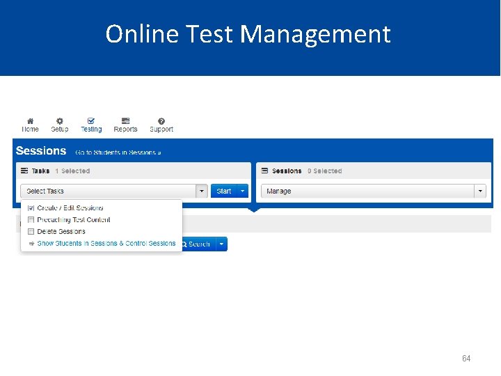 Online Test Management 64 