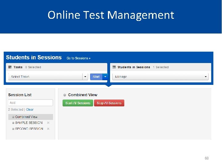 Online Test Management 68 