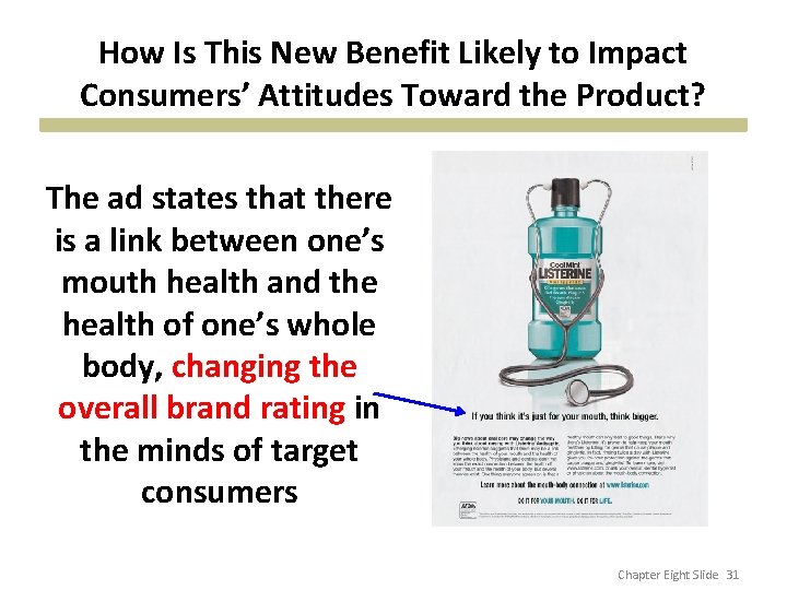 How Is This New Benefit Likely to Impact Consumers’ Attitudes Toward the Product? The