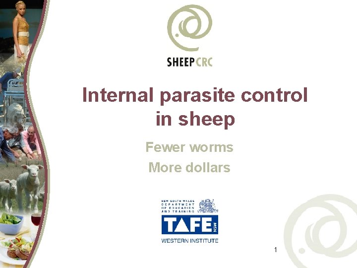 Internal parasite control in sheep Fewer worms More dollars 1 