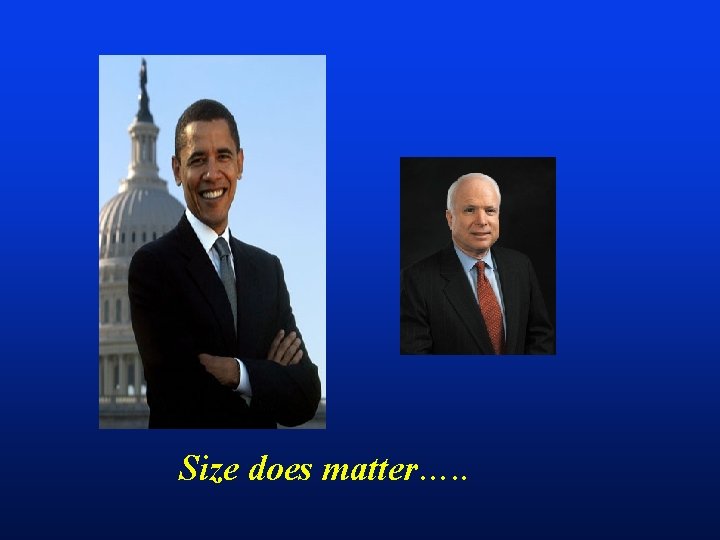 Size does matter…. . 