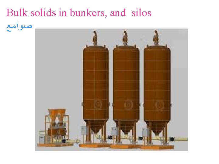 Bulk solids in bunkers, and silos ﺻﻮﺍﻣﻊ TRP Chapter 5. 1 67 