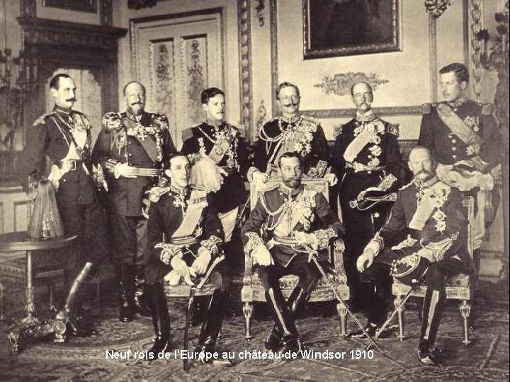 Neuf rois de l'Europe au château de Windsor 1910 