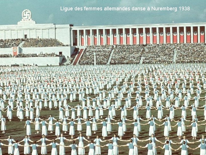 Ligue des femmes allemandes danse à Nuremberg 1938 