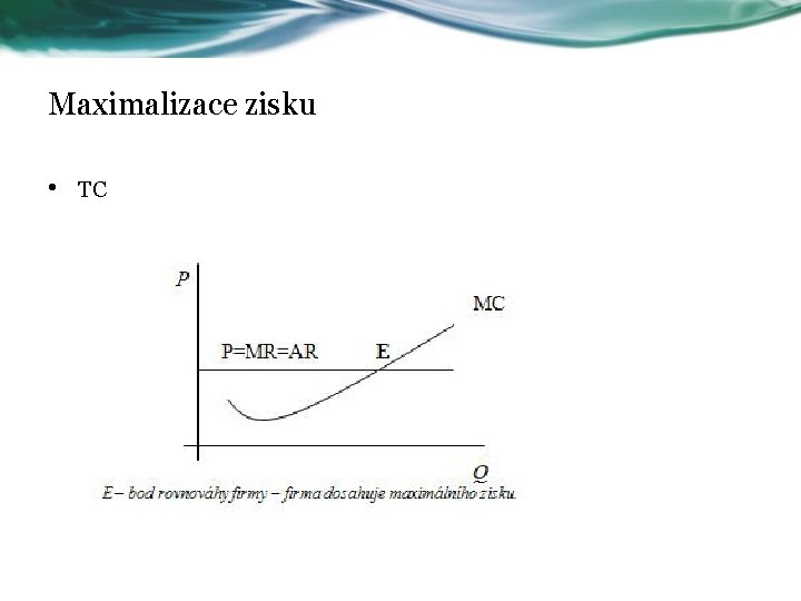 Maximalizace zisku • TC 