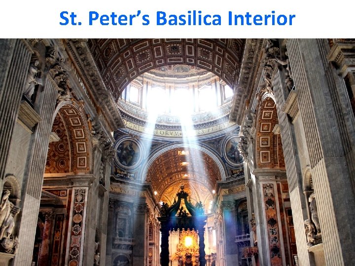 St. Peter’s Basilica Interior 