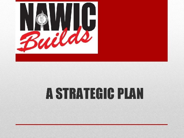 A STRATEGIC PLAN 