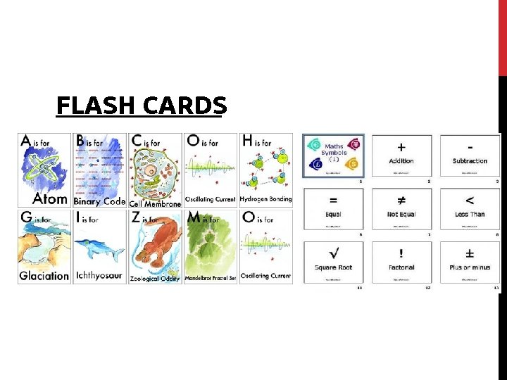 FLASH CARDS 