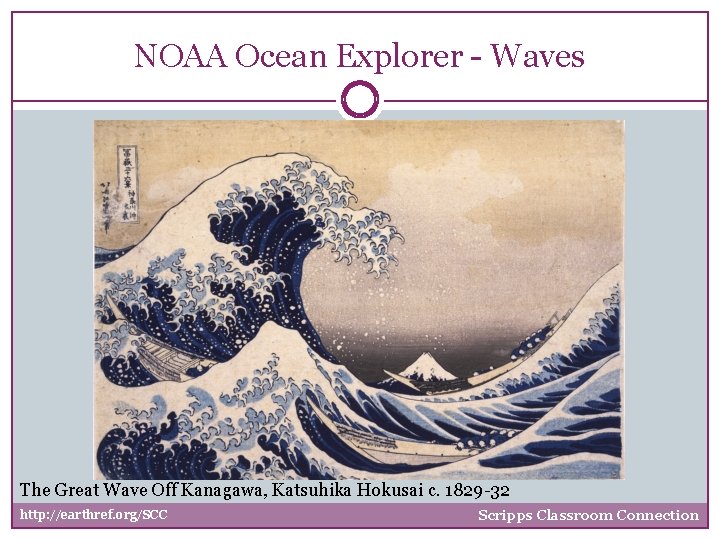 NOAA Ocean Explorer - Waves The Great Wave Off Kanagawa, Katsuhika Hokusai c. 1829