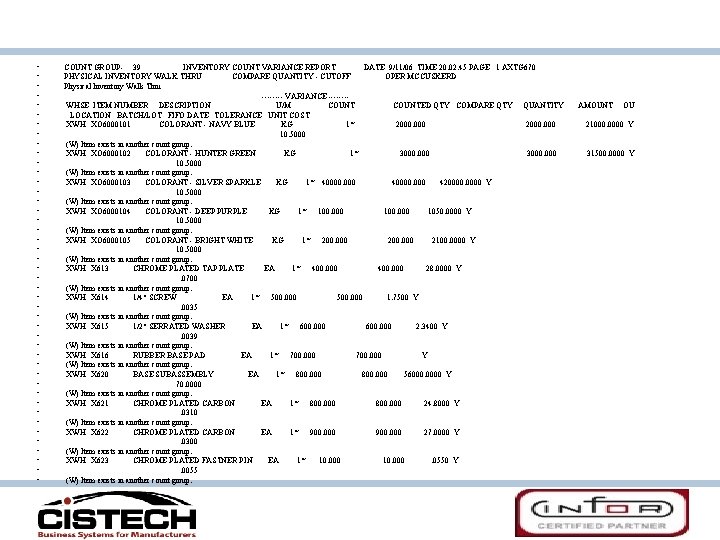 • • • • • • • • • • • COUNT GROUP- • • • • • • • • • • • COUNT GROUP-