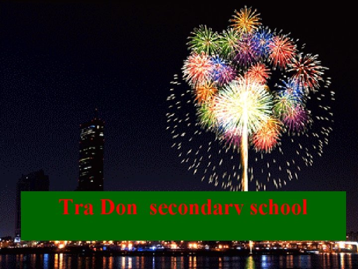 Tra Don secondary school 