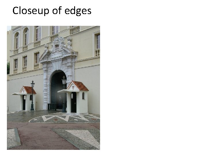 Closeup of edges 