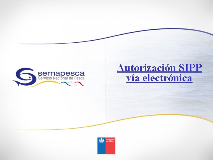 Autorización SIPP vía electrónica 
