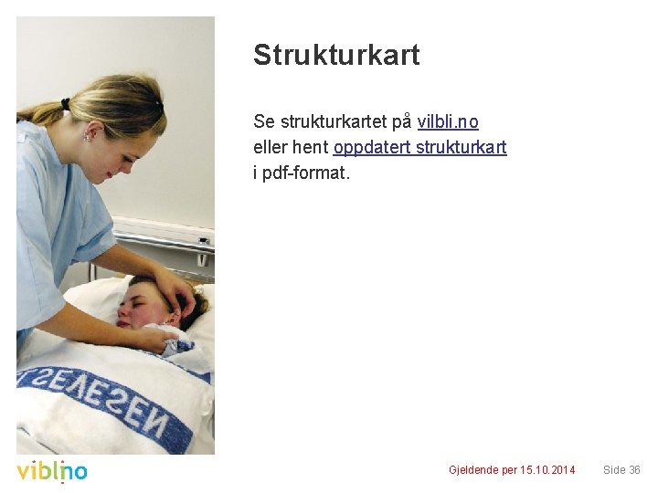 Strukturkart Se strukturkartet på vilbli. no eller hent oppdatert strukturkart i pdf-format. Gjeldende per