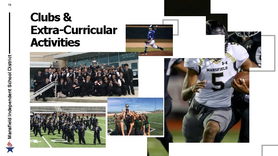 Mansfield Independent School District 19 Clubs & Extra-Curricular Activities Mansfield Independent School District 19 Clubs & Extra-Curricular Activities