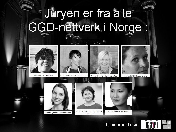 Juryen er fra alle GGD-nettverk i Norge : I samarbeid med 