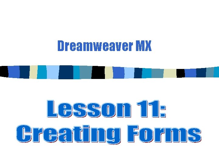 Dreamweaver MX 