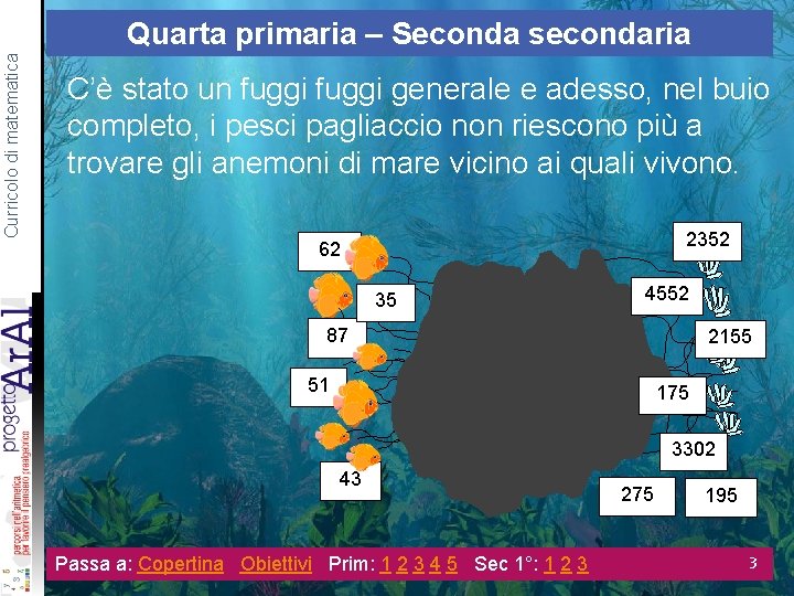 Curricolo di matematica Quarta primaria – Seconda secondaria C’è stato un fuggi generale e