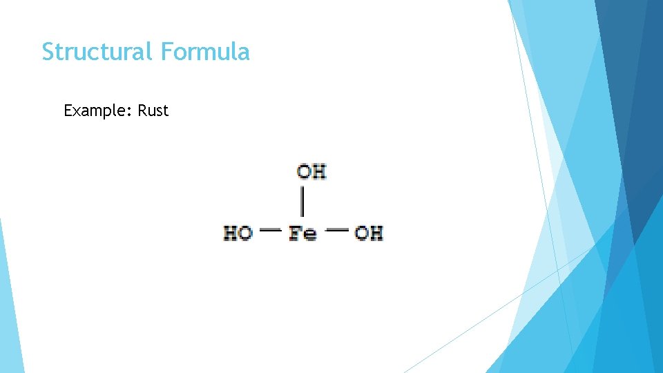 Structural Formula Example: Rust 