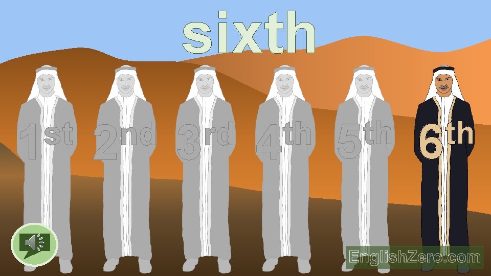 sixth st 1 nd 2 rd 3 th 4 th 5 th 6 