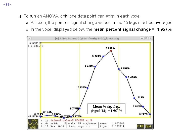 -29 G To run an ANOVA, only one data point can exist in each