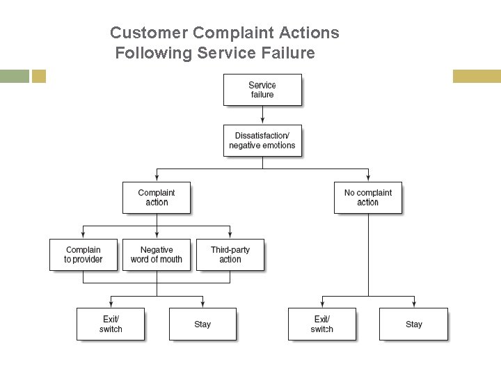 Figure 8. 3 Customer Complaint Actions Following Service Failure 