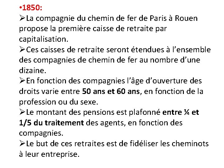  • 1850: ØLa compagnie du chemin de fer de Paris à Rouen propose