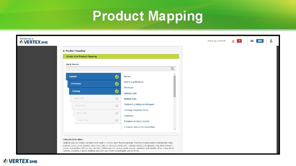 Product Mapping 