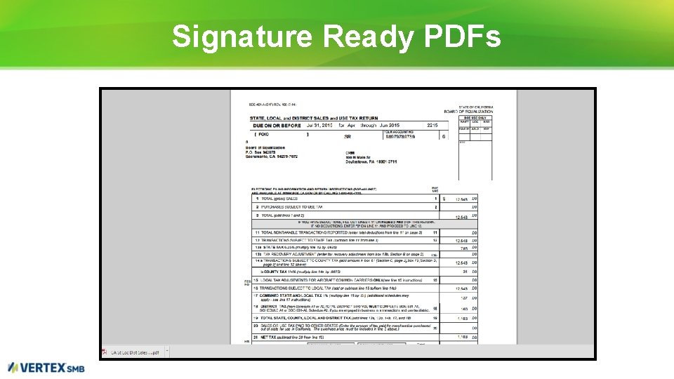 Signature Ready PDFs 