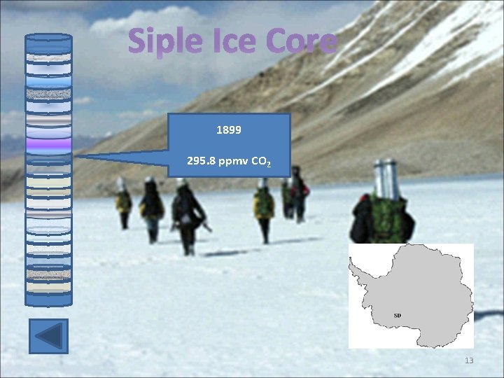 Siple Ice Core 1899 295. 8 ppmv CO 2 13 