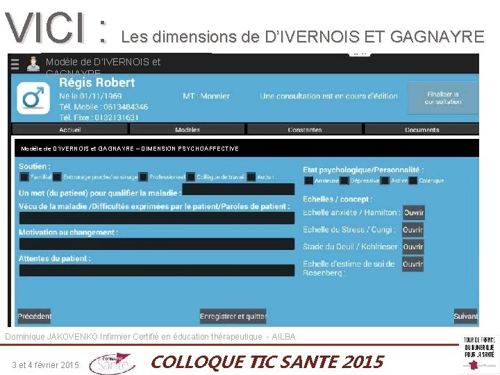 VICI : Les dimensions de D’IVERNOIS ET GAGNAYRE Modèle de D’IVERNOIS et GAGNAYRE –