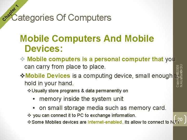 r 1 te Mobile Computers And Mobile Devices: v Mobile computers is a personal r 1 te Mobile Computers And Mobile Devices: v Mobile computers is a personal